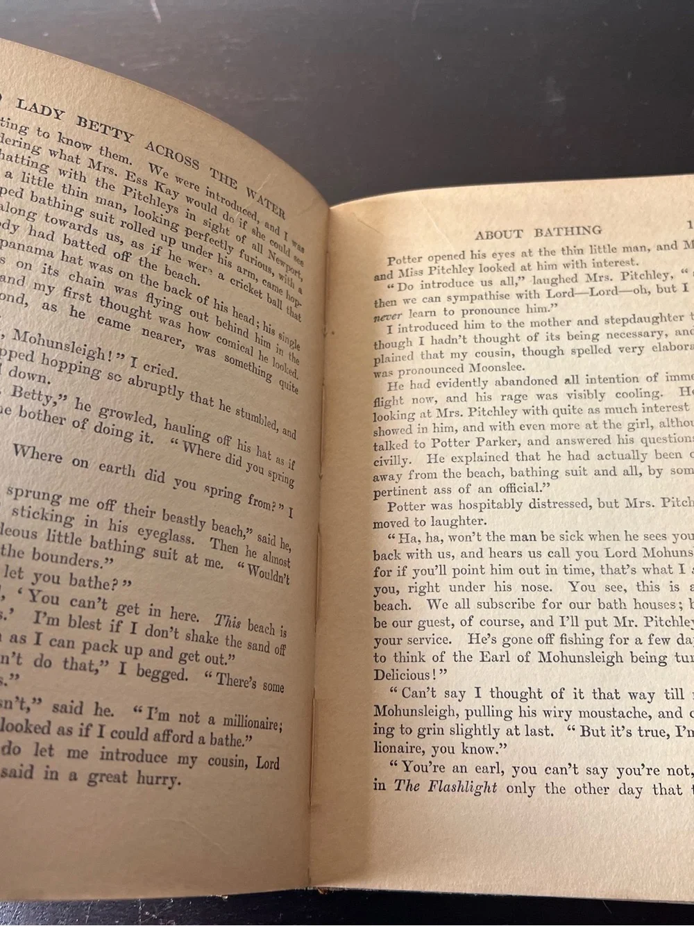 Antique 1906 Lady Betty Across the Water C.N. & A.M. Williamson Hardcover Book